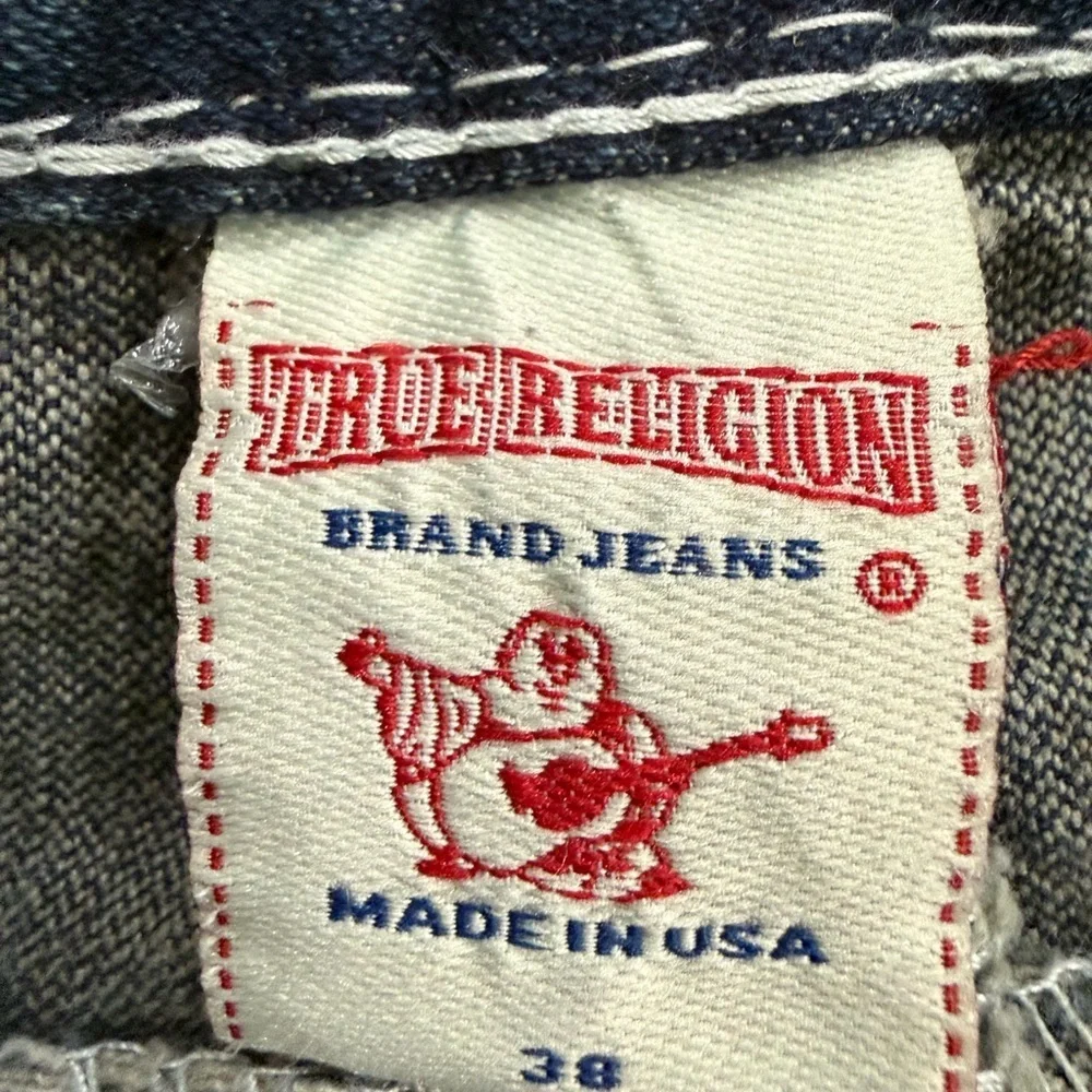 True Religion Dark Blue Distressed Jeans